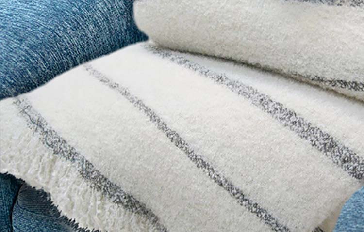 Details about   Double-Sided Alpaca Wool Throw Blanket Fringe Soft & Warm for Comfort & Style